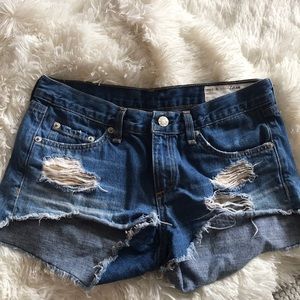 Rag and bone jean shorts